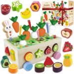 Dreumes speelgoed box met vormen en eten