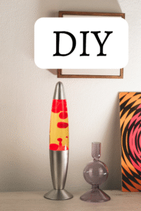 zelfgemaakte lava lamp project met een baby maken