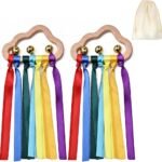 Regenboog rammelaar voor baby