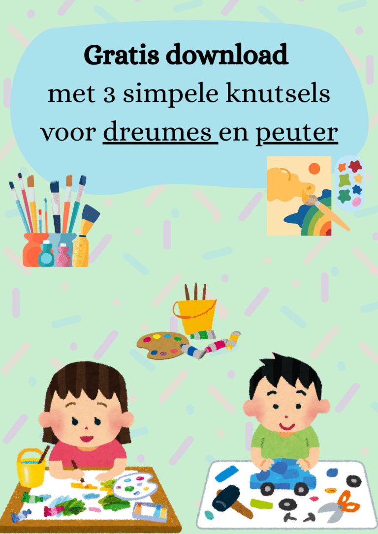Gratis knutseltemplates. gratis ebook voor dreumesen en peuters met 3 knutselweekjes