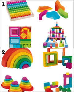 Grimms look a like houten montessori speelgoed