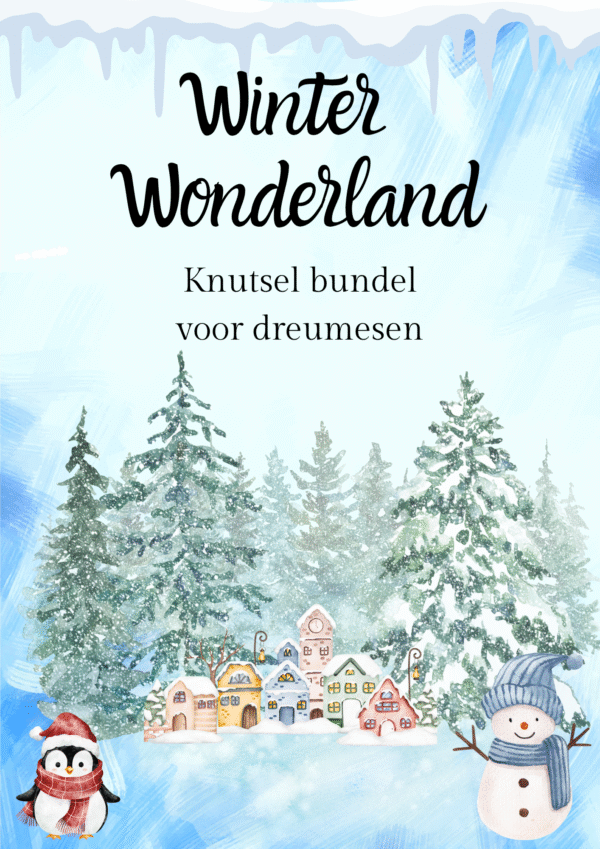 winter knutselbundel voor dreumesen