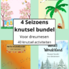 Dreumes 4 seizoens knutselbundel knutselbundel voor dreumesen