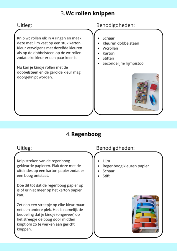 peuteractiviteiten ebook, 120 ideeën voor 2 en 3 jarigen