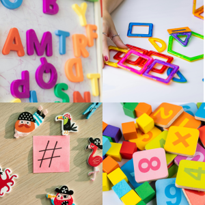 magneten laten plakken door een baby of dreumes