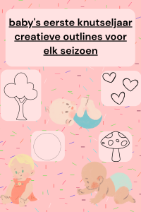 knutsel ebook voor babys', dreumes en peuter om lekker te knutselen met alle seizoenen
