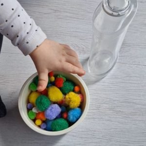 Dreumesactiviteiten met pompons